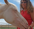 Cloud and Kris at Four Directions Horse Farm