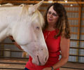 Cloud and Kris at Four Directions Horse Farm