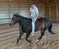 Jay with Will at Four Directions Horse Farm