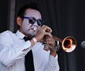 Widow's Bane trumpet player