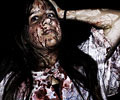 beautiful girl victim at Morbid Nights Haunted House