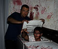 dryer kid at Morbid Nights Haunted House