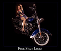 Brittany on a Harley