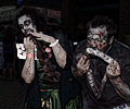 Zombie couple at the Fort Collins Zombie Crawl