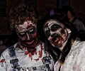 Zombie couple at the Fort Collins Zombie Crawl