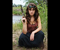 Christina Pariente at the Swetsville Zoo