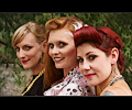 Britony Orwick, Megan Ellis, and Sarah Nicholson at the Swetsville Zoo