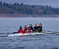 Horsetooth Ache rowing race 4-man boat