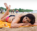 Lily model shoot