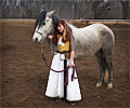 Kryssi Jeaux Miller with Mustang