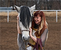 Kryssi Jeaux Miller with Mustang