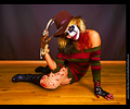 Mandy as Freddie, Harley and Witch