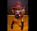 Mandy as Freddie, Harley and Witch