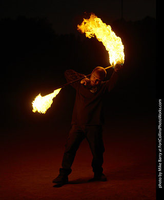 World Hoop Day 2019 - Fire Performer #01