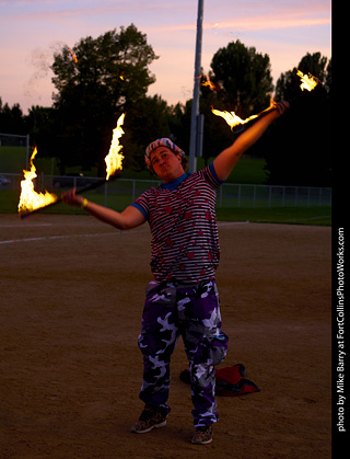 World Hoop Day 2019 - Fire Performer #02