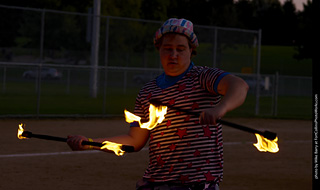 World Hoop Day 2019 - Fire Performer #02