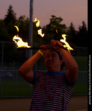 World Hoop Day 2019 - Fire Performer #02