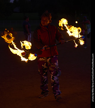 World Hoop Day 2019 - Fire Performer #02