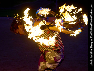 2019-10-05 - World Hoop Day Fire Performer #02