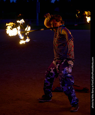 World Hoop Day 2019 - Fire Performer #02