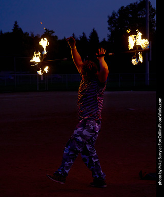 World Hoop Day 2019 - Fire Performer #02