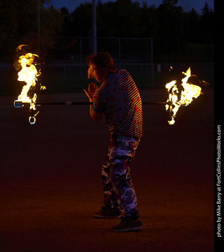 World Hoop Day 2019 - Fire Performer #02