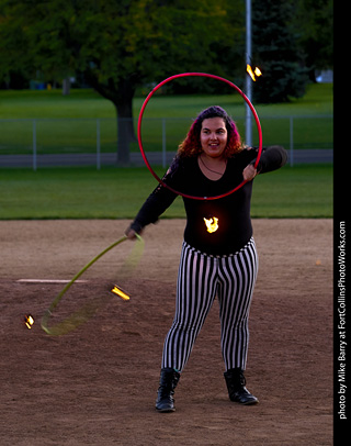 World Hoop Day 2019 - Fire Performer #04