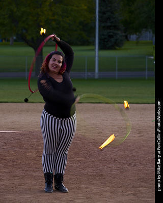World Hoop Day 2019 - Fire Performer #04