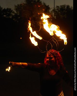 World Hoop Day 2019 - Fire Performer #04
