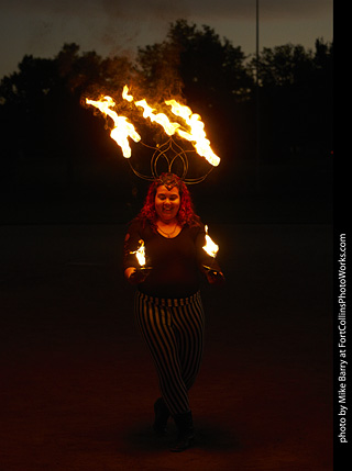 World Hoop Day 2019 - Fire Performer #04