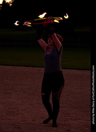 World Hoop Day 2019 - Fire Performer #05