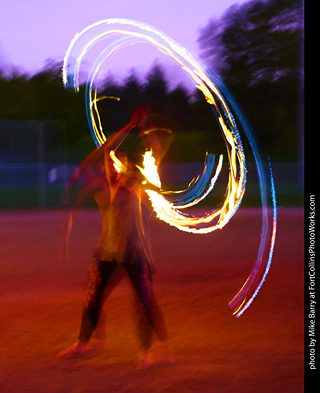 World Hoop Day 2019 - Fire Performer #05
