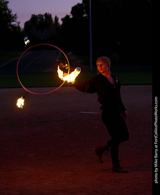 World Hoop Day 2019 - Fire Performer #07