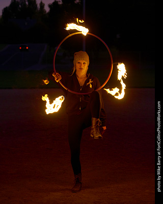 World Hoop Day 2019 - Fire Performer #07