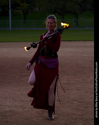 World Hoop Day 2019 - Fire Performer #09