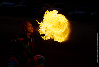 World Hoop Day 2019 - Fire Performer #11