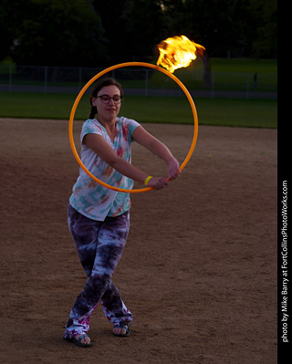 World Hoop Day 2019 - Fire Performer #12