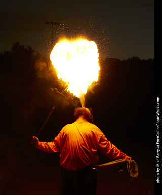 World Hoop Day 2019 - Fire Performer Scooby