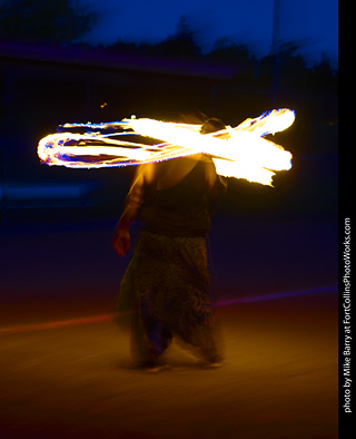 World Hoop Day 2019 - Fire Performer Scooby