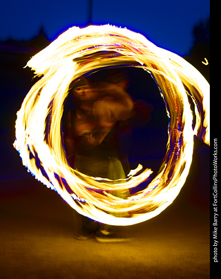 World Hoop Day 2019 - Fire Performer Scooby