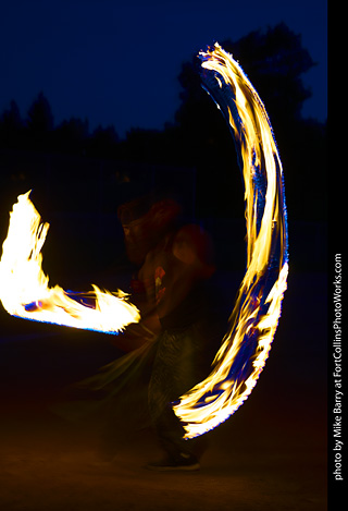 World Hoop Day 2019 - Fire Performer Scooby