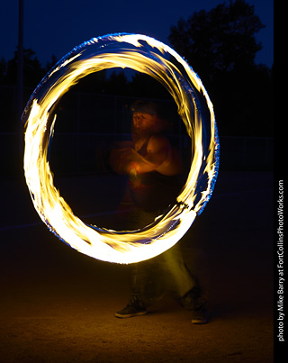 World Hoop Day 2019 - Fire Performer Scooby