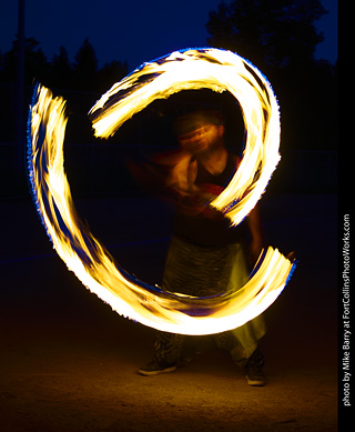 World Hoop Day 2019 - Fire Performer Scooby