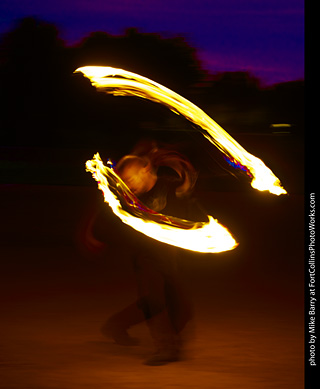 World Hoop Day 2019 - Fire Performer Scooby