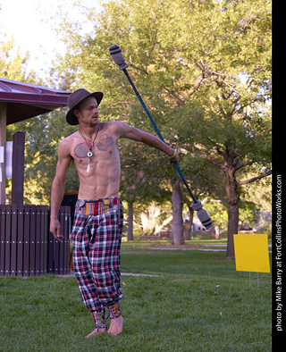 World Hoop Day 2019 - Fire Performer Stephen