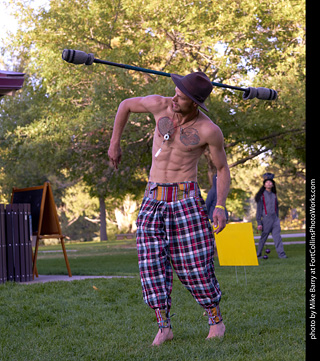 World Hoop Day 2019 - Fire Performer Stephen