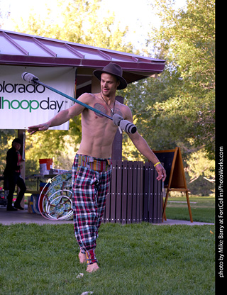 World Hoop Day 2019 - Fire Performer Stephen