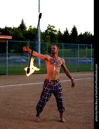 World Hoop Day 2019 - Fire Performer Stephen