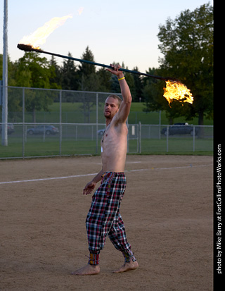 World Hoop Day 2019 - Fire Performer Stephen