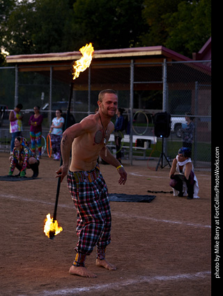 World Hoop Day 2019 - Fire Performer Stephen